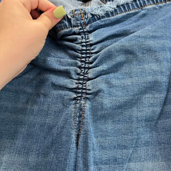 Wild Fable Low Rise Flare Denim Wide Leg Boot Kick Jeans Cowgirl Size 10 - Picture 7 of 13